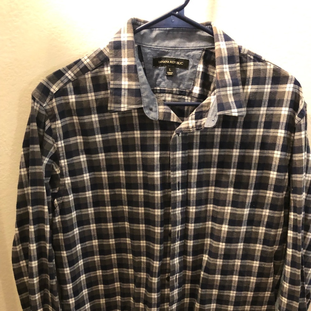 Banana republic button down flannel
